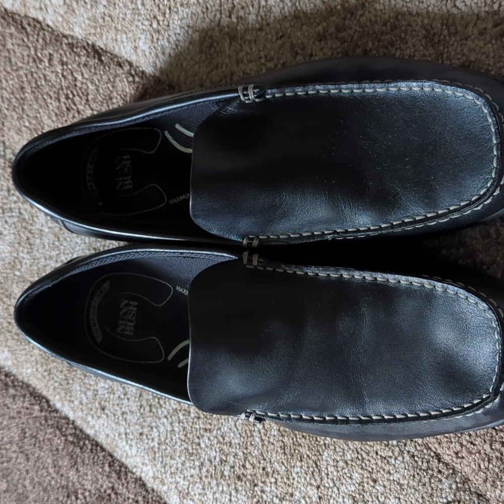 Nunn Bush Black Men's Slip-On Loafers Size 13
